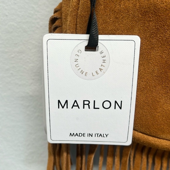 Marlon Firenze | Leather Hobo Bag w/ Interchangeable Crossbody Strap - Picture 3 of 9